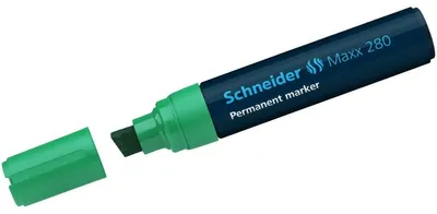 Produktbild von Schneider Maxx 280, Grün, Meißel, Schwarz, Grün, Fettdruck, 4 mm, 1,2 cm