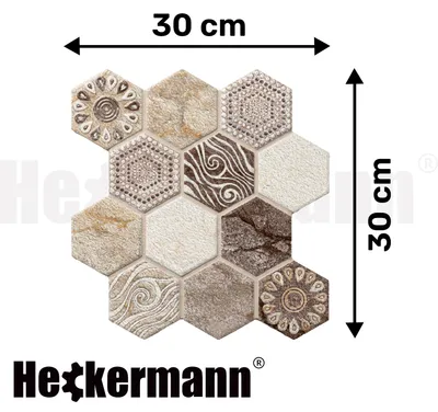 Zdjęcie produktu dla Naklejka samoprzylepna dekoracyjna 30x30cm Heckermann 544 (10szt.)