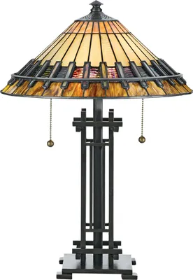 Produktbild von Elstead Chastain Tischleuchte E27 2-fach Vintage-Bronze