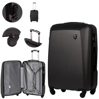 Zdjęcie produktu dla Walizka Średnia Wings Plover 24" Dark Grey