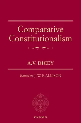 Produktbild von Comparative Constitutionalism C
