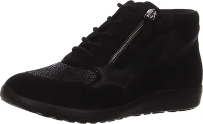 Produktbild von Waldläufer Schnürstiefel Kaltfutter in schwarz, Gr. 4.5