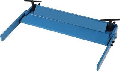 Zdjęcie produktu dla Zagniatarka do blachy – ręczna zagniatarka/giętarka ręczna – kąt gięcia 95° – do blachy i płyt – warsztat – jasnoniebieska