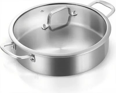 Obrázek produktu pro Omgoods – Hrnec s poklicí, průměr 28 cm, objem 5,2 litru, kompletně vybavený