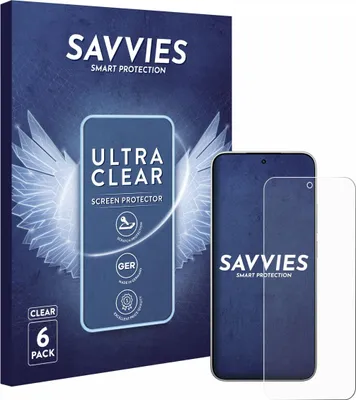Produktbild von 6x Für Xiaomi 15T Schutzfolie Savvies Displayschutz Display Schutz Folie Klar Transparent