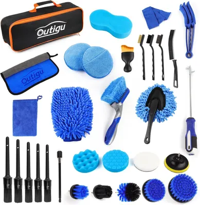 Produktbild von Autoreinigungsset 31-teilig, für Auto, Bürsten, Reinigungszubehör
