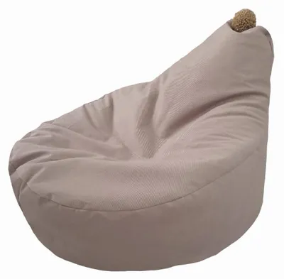 Image de MONIO for kids Pouf à pompon beige