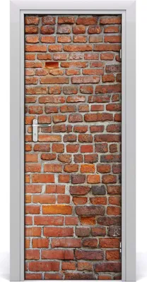 Produktbild von Tulup Türaufkleber 75x205 cm Dekorative Aufkleber Selbstklebend Wasserdichte Tapete Abnehmbar Schlafzimmer Wohnzimmer Wohnkultur - Ziegelwand
