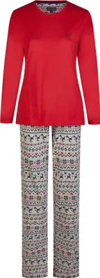 Produktbild von Happy Shorts Damen Pyjama Schlafanzug Homewear Sleepwear XMAS Rentier, Farbe:Rentier - Reindeer, Grösse:L