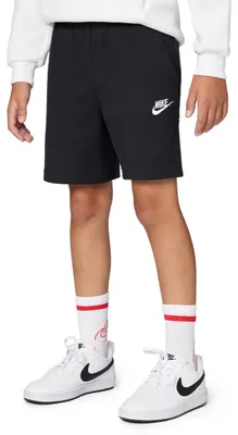 Produktbild von NIKE Kinder Club Knit Lbr Shorts, Black/White, 164/170