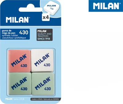 Immagine prodotto di Gumki MILAN 430 - syntetyczne, kwadratowe do ołówka