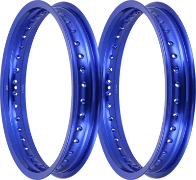 Image de Jeu: 2x jante 2,15 x 16", jante bleue anodisée - pour MZES175, ES250, ES300, ETS250, TS250, ETZ251, ETZ301