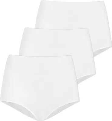 Obrázek produktu pro Teyli 3-pack: Bambusové kalhotky s vysokým pasem Ori Female 535-3 white XXL