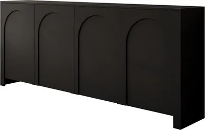 Produktbild von Viertürige Kommode ARIADNA Schwarz