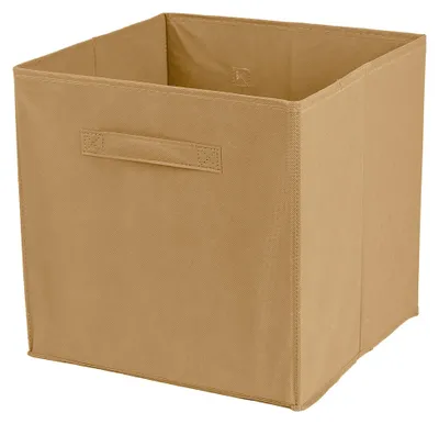 Produktbild von Aufbewahrungsbox Textil, braun 31x31x31cm