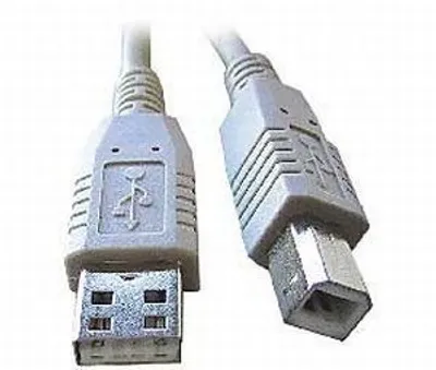 Produktbild von PremiumCord USB 2.0 Kabel, A-B, 3m, Schwarz