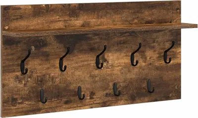 Obrázok produktu pre vidaXL Nástenný nočný stolík Údený dub 80 x 40 x 12 cm