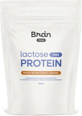 Immagine prodotto di BrainMax Proteine senza lattosio, burro di arachidi e caramello al cioccolato, 1000 g