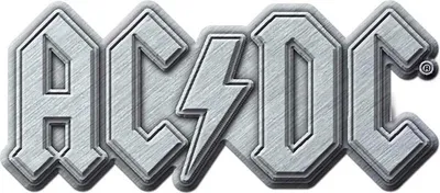 Obrázok produktu pre AC/DC - Logo - odznak, kov RO8116 (jedna veľkosť) (strieborná)