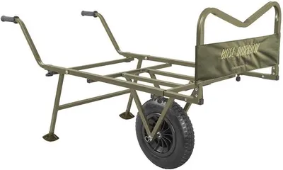 Productafbeelding van Tuinwagen - Zwart - Metaal - Tuingereedschap - 142x62 cm - 10 kg