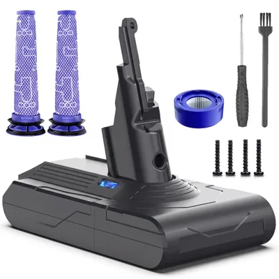 Produktbild von Keenstone V8 Akku 8000mAh, Ersatzakku Für Dyson SV10 V8 Motorhead Fluffy Absolut