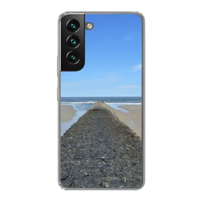 Produktbild von MuchoWow® Handyhülle Schutzhülle Hülle für Samsung Galaxy S22 Plus Nordsee - Strand - Wasser Silikon Softcase Handy Hülle - Schutzabdeckung