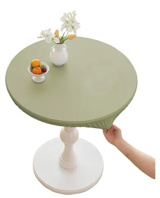 Obrázek produktu pro Kulatá ubrus, polyester, voděodolná, zelená, průměr 140 cm