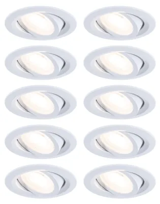 Obrázek produktu pro Sada 10 kusů otočných vestavných LED svítidel Paulmann FixedLED