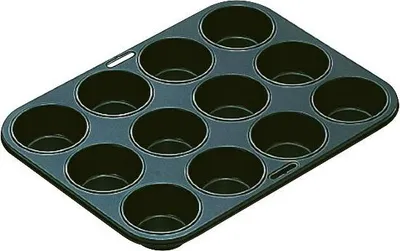 Image de Plaque 12 Muffins - Moka - Ibili
