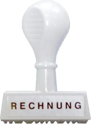Produktbild von WEDO 193 27 WEDO® Stempel Text Rechnung - Abdruck 45 mm