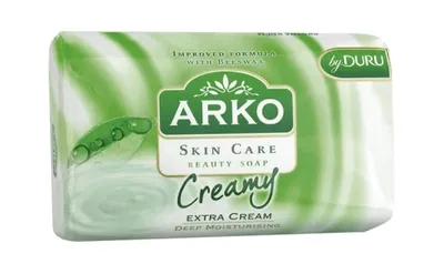 Produktbild von Arko Hautpflege-Schönheitsseife, cremige Feuchtigkeitsspendende Seife, 90 g