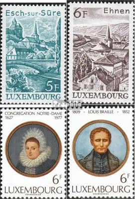 Produktbild von Briefmarken Luxemburg 1977 Mi 947-948,949,950 (kompl.Ausg.) postfrisch Landschaften