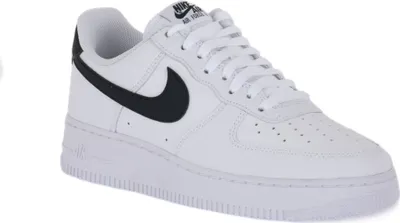 Produktbild von Nike Air Force 1 Low '07 White Black Pebbled Leather - EU: 43
