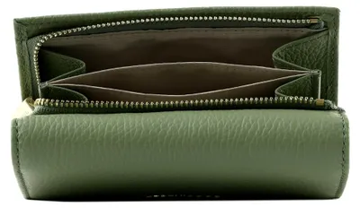 Produktbild von Leder Geldbörse Metallic Soft Wallet Grainy Leather Greenery Mint
