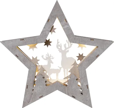 Produktbild von Star Trading Fauna, Leichte Dekorationsfigur, Braun, IP20, 10 Glühbirne(n), LED, 0,3 W