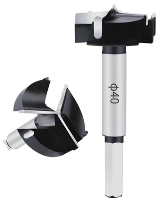 Obrázok produktu pre Vrták Forstner, 40 mm, 3-rezový, hĺbka vŕtania 60 mm, určený na drevo