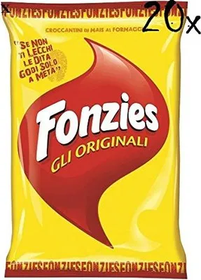Produktbild von 20x Fonzies Maissnack mit Käse 100g Käsechips chips mit mais italien snack