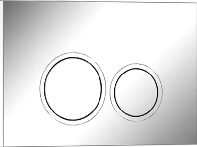 Image de Bouton de chasse d'eau Mexen Tex 01, chrome brillant - 6101-03