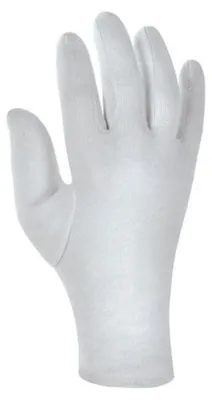 Productafbeelding van 12 paar katoenen tricot handschoenen, middelzwaar, met coating, maat 10