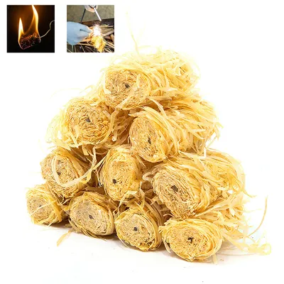Produktbild von Kaminanzünder Anzünder aus Kiefernholz und Wachs für Kamin,Grill Anzünder Grill und Lagerfeuer,50 Stück