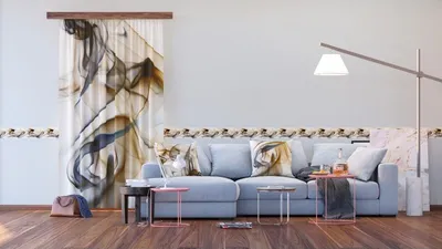 Produktbild von AG design Fliesenaufkleber  Smoke 0,14 x 5 m 9 Stück