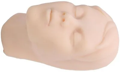 Silikon Kopfmodell für Injektionstraining - Gesichtsmodell - Anwendung für Massagemake-up - Üben von Gesichtstechniken