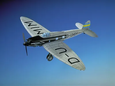 Produktbild von Schreiber-Bogen Modellbau Schnellverkehrsflugzeug Heinkel He 70 "Blitz"
