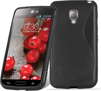 Produktbild von Cadorabo Schutzhülle für LG L5 II (2. SIM) Hülle in Schwarz Handyhülle Case TPU Silikon Etui