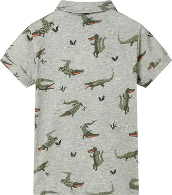 Produktbild von vidaXL Kinderhemd Helles Khaki Melange 116