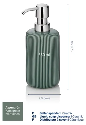 Immagine prodotto di Distributore di sapone Ava - Verde alpino - Kela