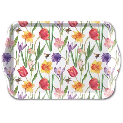 Imagen del producto de Ambiente. Flores de primavera. Tableta decorativa. 13 x 21 cm