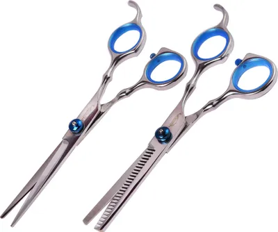 Produktbild von Gepard Scherenset 6,0" Classic bestehend aus einer Friseurschere ,Effilierschere