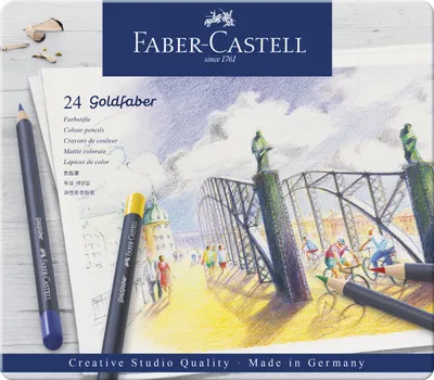 Immagine prodotto di Faber Castell FC-114724 Kleurpotlood Faber-Castell Goldfaber Etui à 24 Stuks