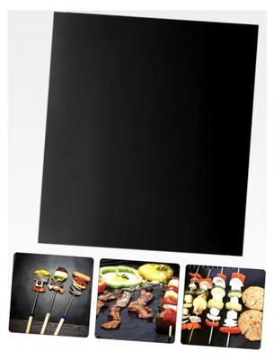 Produktbild von 2 Stück Ofenmatte Backunterlage Hitzebeständig Wiederverwendbar Für Backofen Toaster